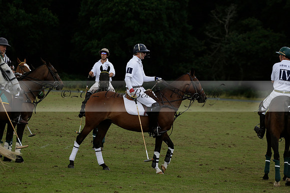 The Blue Jackets Cup polo match played between Maize Dulce (green) vs Home Farm (white) At the New Forest Polo Club on Sunday 18 August 2013
