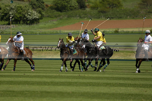 Maiz Dulce v Pluma Negra in a Jubilee 6 Goal Polo match 2013.05.27