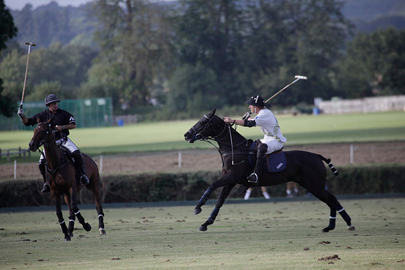 Summit v Combe Place in a West Sussex Cup polo match played on River at Cowdray Park Polo Club on Tuesday 21 August 2012