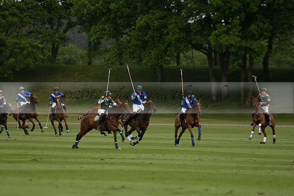 Maiz Dulce v Ghost Chilli in the Easebourne Cup final Polo match 2013.06.09