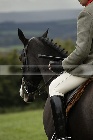 Devon & Somerset Stag Hounds meet at Hillhead Cross on Monday 14 October 2013. 2013.10.14 www.polopictures.co.uk