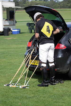 Montana v Maiz Dulce in the Uber 12 goal Final polo match played on Lawns 1 at Cowdray Park Polo Club on Sunday 26 August 2012