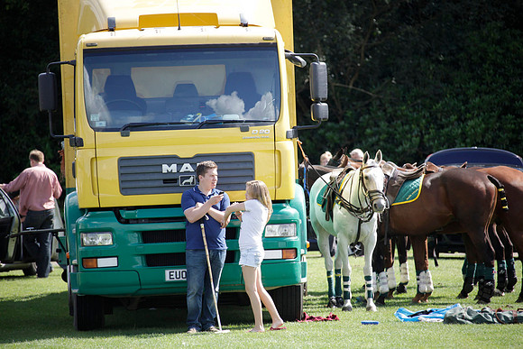 Montana v Maiz Dulce in the Uber 12 goal Final polo match played on Lawns 1 at Cowdray Park Polo Club on Sunday 26 August 2012