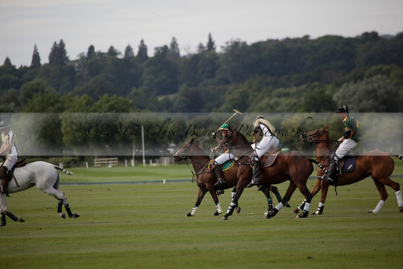 Maiz Dulce v Combe in a Brecknock Cup polo match played on Ambersham 2 at Cowdray Park Polo Club on Friday 17 August 2012