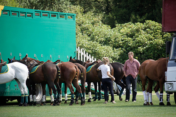 Montana v Maiz Dulce in the Uber 12 goal Final polo match played on Lawns 1 at Cowdray Park Polo Club on Sunday 26 August 2012