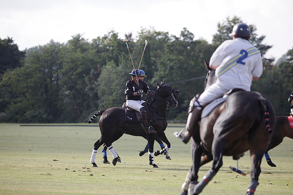 Summit v Combe Place in a West Sussex Cup polo match played on River at Cowdray Park Polo Club on Tuesday 21 August 2012