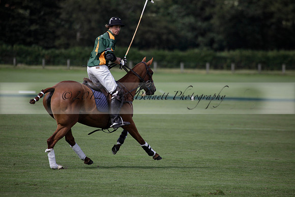 Maiz Dulce v Combe in a Brecknock Cup polo match played on Ambersham 2 at Cowdray Park Polo Club on Friday 17 August 2012