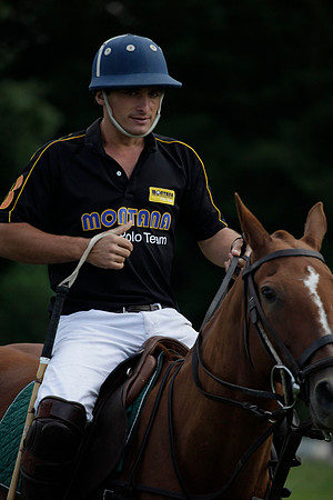 Montana v Maiz Dulce in the Uber 12 goal Final polo match played on Lawns 1 at Cowdray Park Polo Club on Sunday 26 August 2012