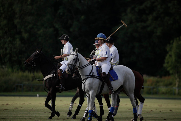 Summit v Combe Place in a West Sussex Cup polo match played on River at Cowdray Park Polo Club on Tuesday 21 August 2012