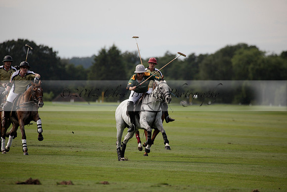 Maiz Dulce v Combe in a Brecknock Cup polo match played on Ambersham 2 at Cowdray Park Polo Club on Friday 17 August 2012