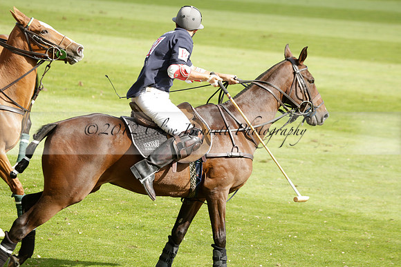 Pandas (white) v Home Farm (navy) in a Park House West Sussex Cup Polo match on Brooksfield at Cowdray Park Polo Club on Friday 30 August 2013. 2013.08.30 www.polopictures.co.uk