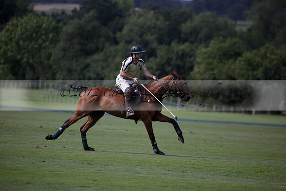 Maiz Dulce v Combe in a Brecknock Cup polo match played on Ambersham 2 at Cowdray Park Polo Club on Friday 17 August 2012