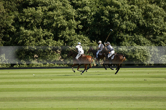 Pandas (white) v Home Farm (navy) in a Park House West Sussex Cup Polo match on Brooksfield at Cowdray Park Polo Club on Friday 30 August 2013. 2013.08.30 www.polopictures.co.uk