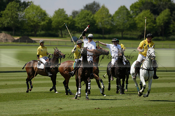 Maiz Dulce v Pluma Negra in a Jubilee 6 Goal Polo match 2013.05.27