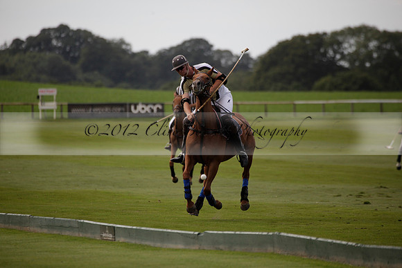 Maiz Dulce v Combe in a Brecknock Cup polo match played on Ambersham 2 at Cowdray Park Polo Club on Friday 17 August 2012