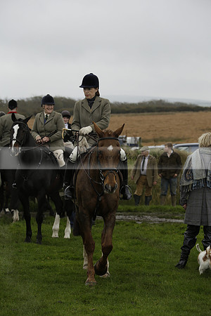 Devon & Somerset Staghounds meet at Larkbarrow Corner. North Devon. 2013.10.18 www.polopictures.co.uk
