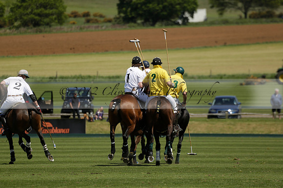 Maiz Dulce v Pluma Negra in a Jubilee 6 Goal Polo match 2013.05.27