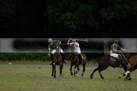The Blue Jackets Cup polo match played between Maize Dulce (green) vs Home Farm (white) At the New Forest Polo Club on Sunday 18 August 2013