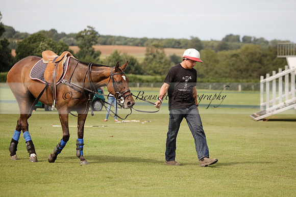 Maiz Dulce v Combe in a Brecknock Cup polo match played on Ambersham 2 at Cowdray Park Polo Club on Friday 17 August 2012
