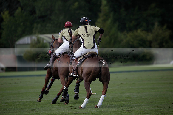 Maiz Dulce v Combe in a Brecknock Cup polo match played on Ambersham 2 at Cowdray Park Polo Club on Friday 17 August 2012