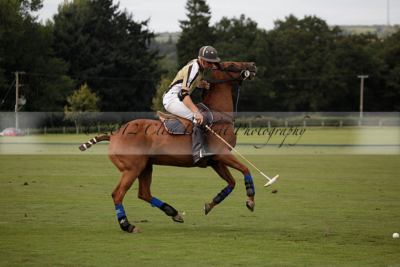 Maiz Dulce v Combe in a Brecknock Cup polo match played on Ambersham 2 at Cowdray Park Polo Club on Friday 17 August 2012