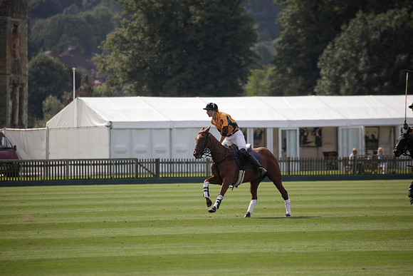 Montana v Maiz Dulce in the Uber 12 goal Final polo match played on Lawns 1 at Cowdray Park Polo Club on Sunday 26 August 2012