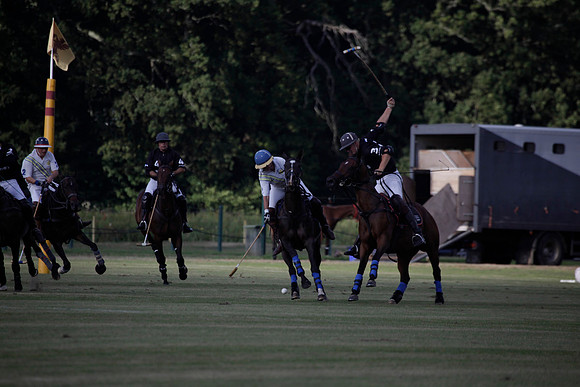 Summit v Combe Place in a West Sussex Cup polo match played on River at Cowdray Park Polo Club on Tuesday 21 August 2012