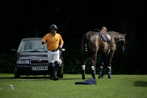 Montana v Maiz Dulce in the Uber 12 goal Final polo match played on Lawns 1 at Cowdray Park Polo Club on Sunday 26 August 2012
