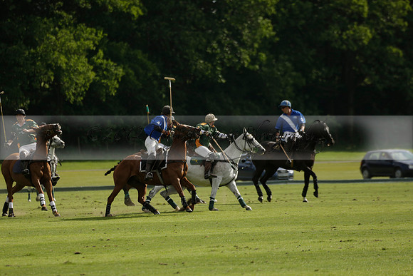 Maiz Dulce v Ghost Chilli in the Easebourne Cup final Polo match 2013.06.09