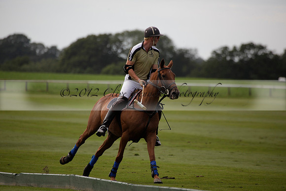 Maiz Dulce v Combe in a Brecknock Cup polo match played on Ambersham 2 at Cowdray Park Polo Club on Friday 17 August 2012