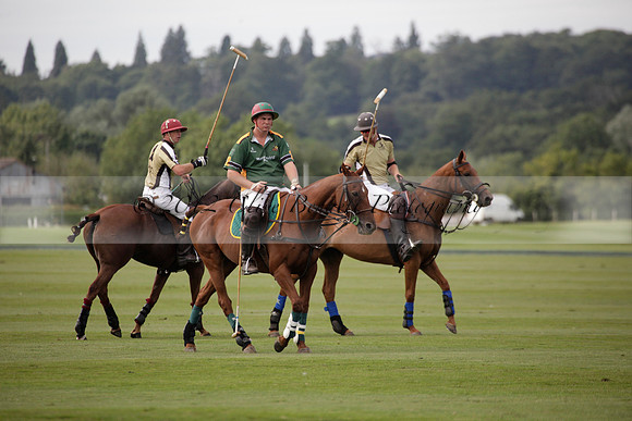 Maiz Dulce v Combe in a Brecknock Cup polo match played on Ambersham 2 at Cowdray Park Polo Club on Friday 17 August 2012