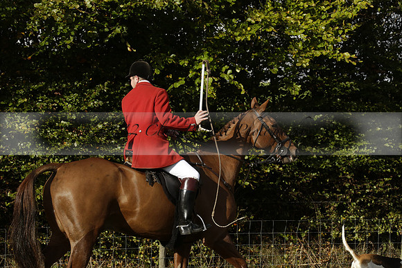 Devon & Somerset StagHounds meet at Five Cross Ways on Thursday 17 October 2013. 2013.10.17 www.polopictures.co.uk