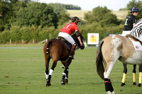 Ice Craft (red) v Hincha Pelota (black) in a Lodsworth Cup Polo match on Ambersham 5 at Cowdray Park Polo Club on Friday 30 August 2013. 2013.08.30 www.polopictures.co.uk
