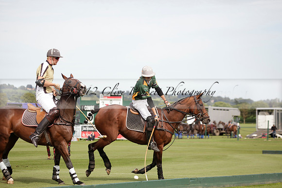Maiz Dulce v Combe in a Brecknock Cup polo match played on Ambersham 2 at Cowdray Park Polo Club on Friday 17 August 2012