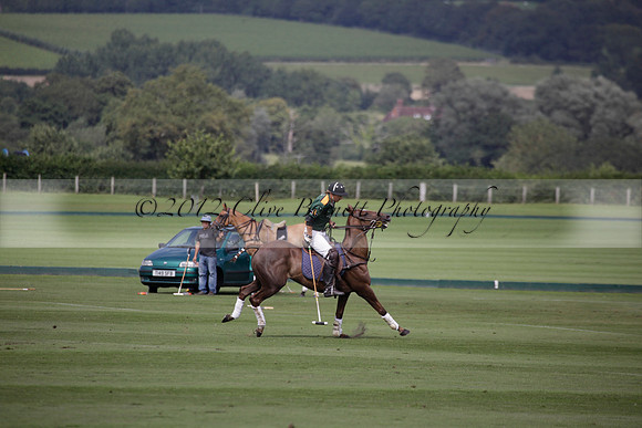 Maiz Dulce v Combe in a Brecknock Cup polo match played on Ambersham 2 at Cowdray Park Polo Club on Friday 17 August 2012