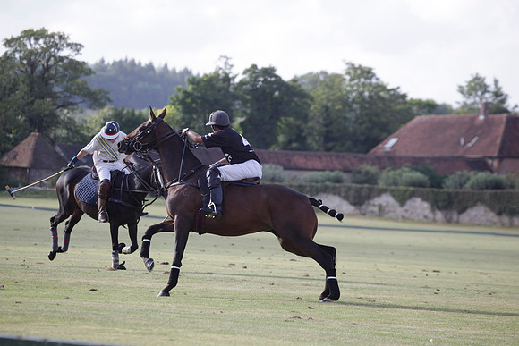 Summit v Combe Place in a West Sussex Cup polo match played on River at Cowdray Park Polo Club on Tuesday 21 August 2012