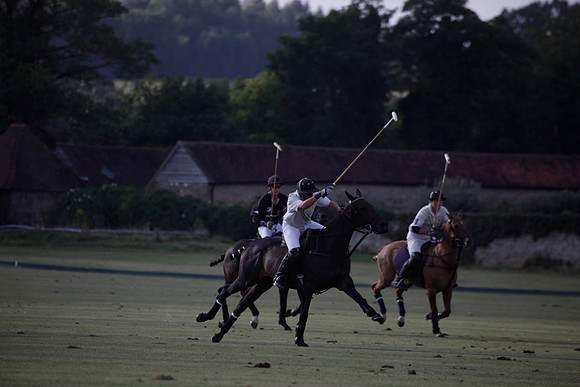 Summit v Combe Place in a West Sussex Cup polo match played on River at Cowdray Park Polo Club on Tuesday 21 August 2012