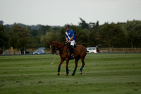 Ghost Chilli (blue) v Team Tonic (red) in a Lodsworth Cup Polo match on Ambersham 3 at Cowdray Park Polo Club on Friday 30 August 2013. 2013.08.30 www.polopictures.co.uk