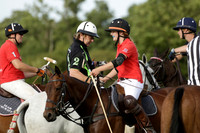 Ice Craft (red) v Hincha Pelota (black) in a Lodsworth Cup Polo match on Ambersham 5 at Cowdray Park Polo Club on Friday 30 August 2013. 2013.08.30 www.polopictures.co.uk