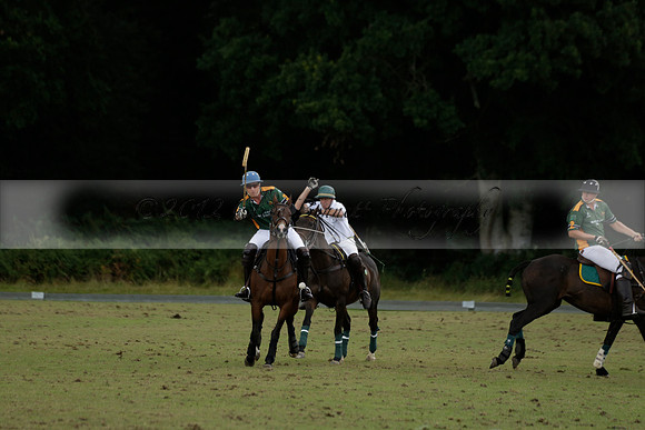 The Blue Jackets Cup polo match played between Maize Dulce (green) vs Home Farm (white) At the New Forest Polo Club on Sunday 18 August 2013