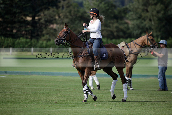 Maiz Dulce v Combe in a Brecknock Cup polo match played on Ambersham 2 at Cowdray Park Polo Club on Friday 17 August 2012
