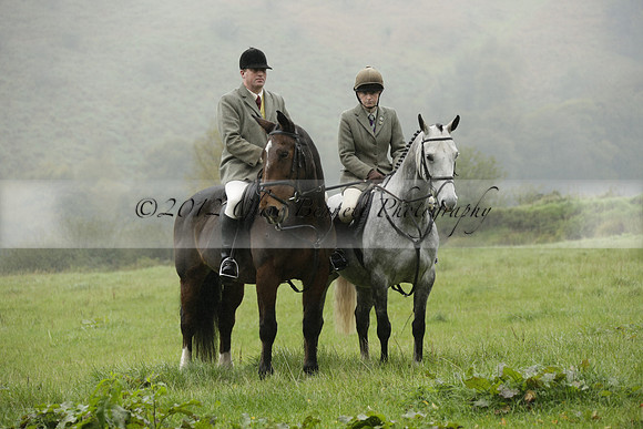 Devon & Somerset Stag Hounds meet at Liscombe on Saturday 12 October 2013 2013.10.12 www.polopictures.co.uk