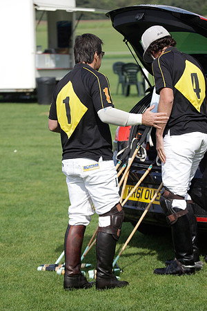 Montana v Maiz Dulce in the Uber 12 goal Final polo match played on Lawns 1 at Cowdray Park Polo Club on Sunday 26 August 2012