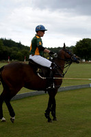 The Blue Jackets Cup polo match played between Maize Dulce (green) vs Home Farm (white) At the New Forest Polo Club on Sunday 18 August 2013
