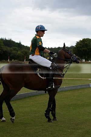 The Blue Jackets Cup polo match played between Maize Dulce (green) vs Home Farm (white) At the New Forest Polo Club on Sunday 18 August 2013