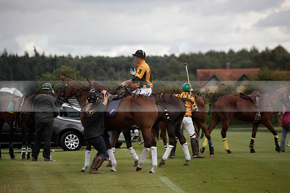Maiz Dulce v Broadoak Farm in an Autumn Cup polo match played at Cowdray Park Polo Club on Wednesday 12 September 2012 on Ambersham 3.