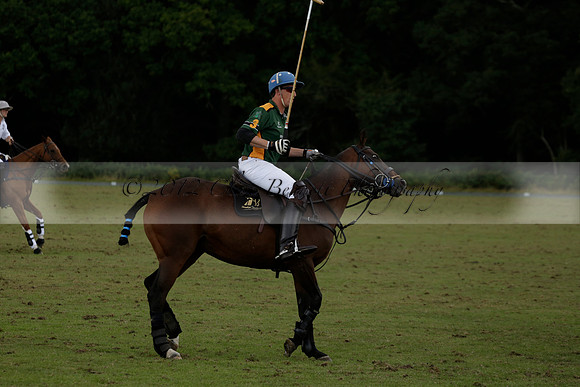 The Blue Jackets Cup polo match played between Maize Dulce (green) vs Home Farm (white) At the New Forest Polo Club on Sunday 18 August 2013