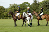 Ice Craft (red) v Hincha Pelota (black) in a Lodsworth Cup Polo match on Ambersham 5 at Cowdray Park Polo Club on Friday 30 August 2013. 2013.08.30 www.polopictures.co.uk