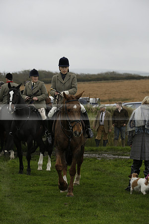 Devon & Somerset Staghounds meet at Larkbarrow Corner. North Devon. 2013.10.18 www.polopictures.co.uk