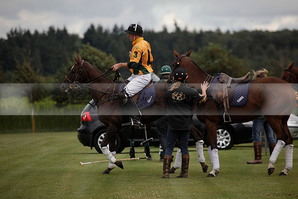 Maiz Dulce v Broadoak Farm in an Autumn Cup polo match played at Cowdray Park Polo Club on Wednesday 12 September 2012 on Ambersham 3.